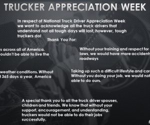 trucker appreciation week