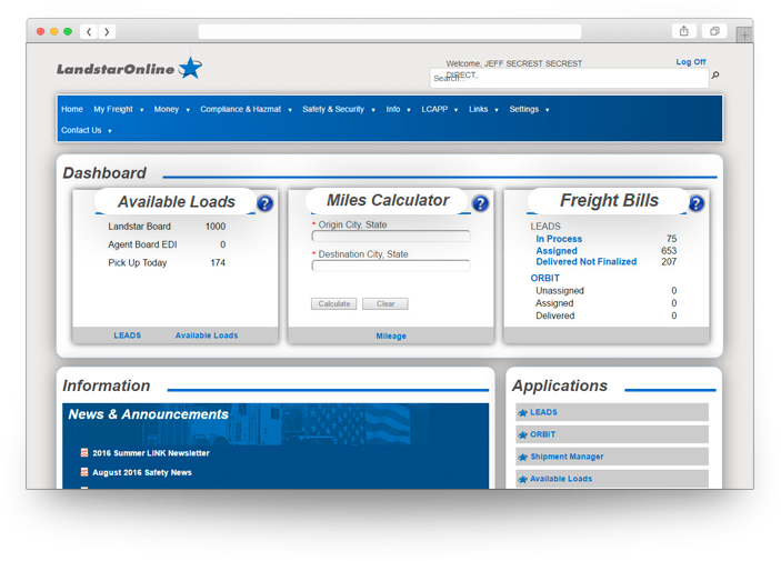 Landstar Load Board